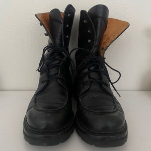 Cole Haan Genuine Leather Lace Up Boot